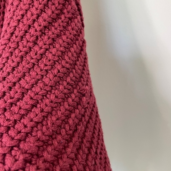 Free People Oversized Purple Knit Women's Sweater - Picture 9 of 9